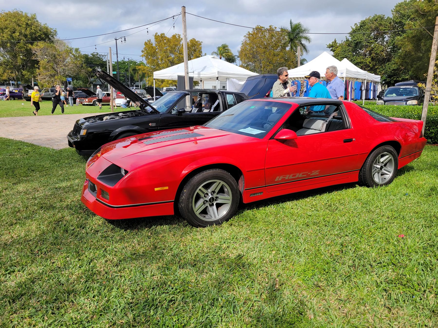 A Camaro on the show field